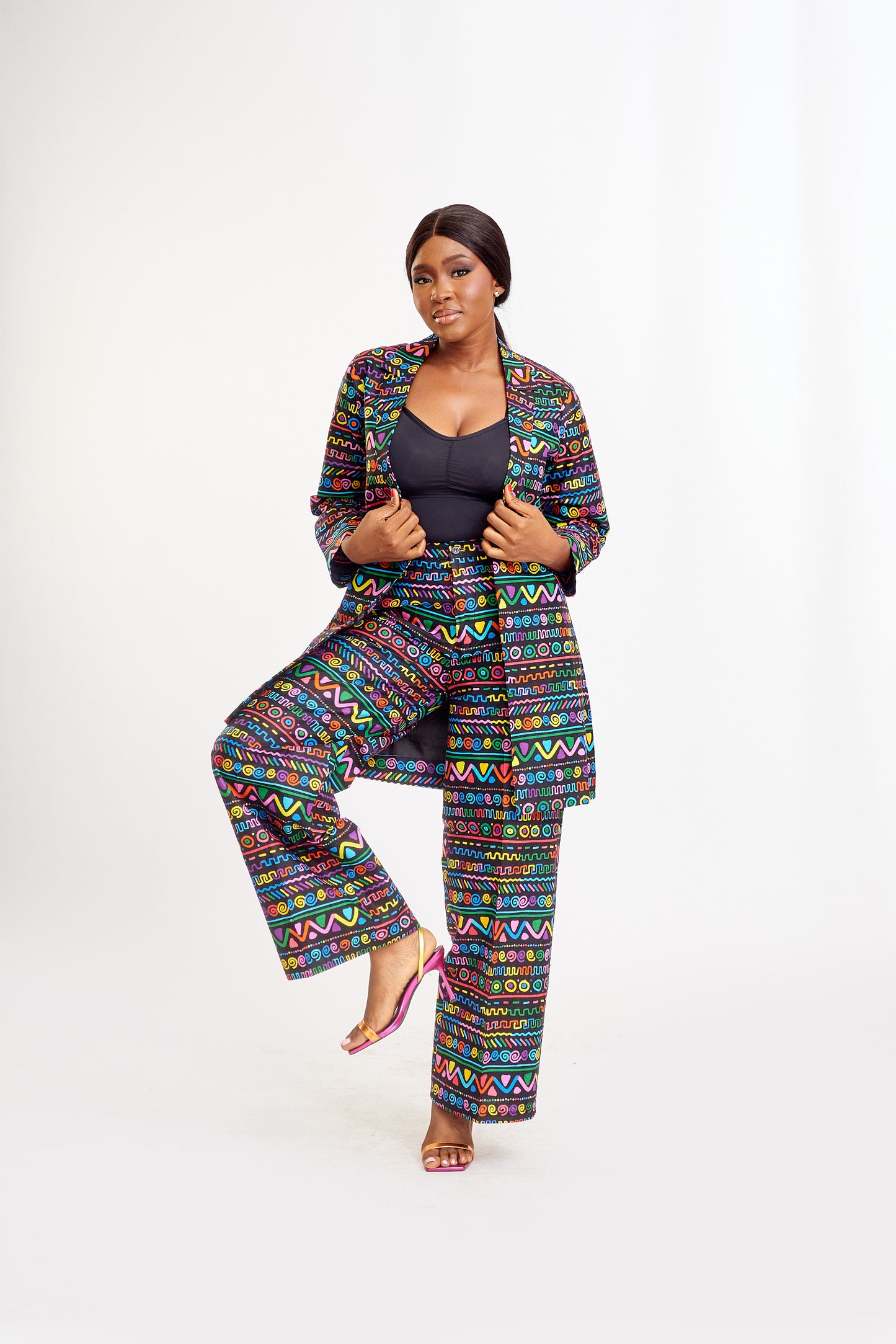 Multi Ankara Two-Piece